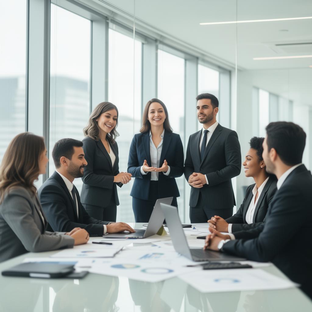 Equipe Valoren em reunião estratégica